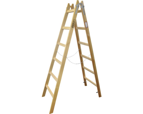 Échelle double bois 2x6 échelons Échelle double bois 2x6 échelons