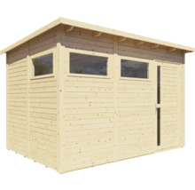Gartenhaus Bertilo Pentus 3 inkl. Fußboden 359 x 265 cm natur