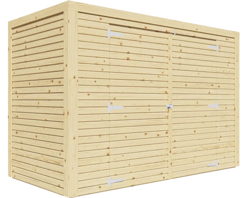 Gartenschrank aus Holz mit zwei Türen