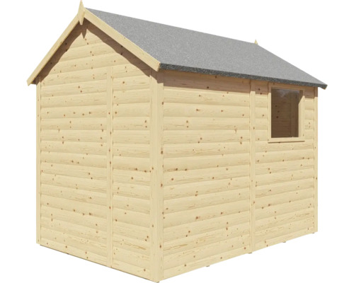 Gartenhaus aus Holz mit Fenster und Dachpappe