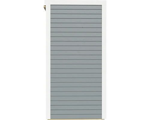 Holzfassade mit horizontaler Verkleidung