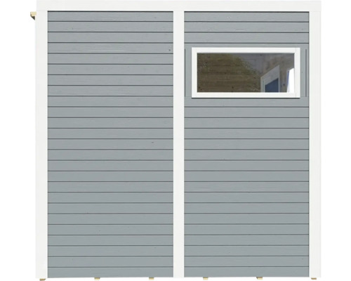 Holzwand mit Fenster für Gartenhaus