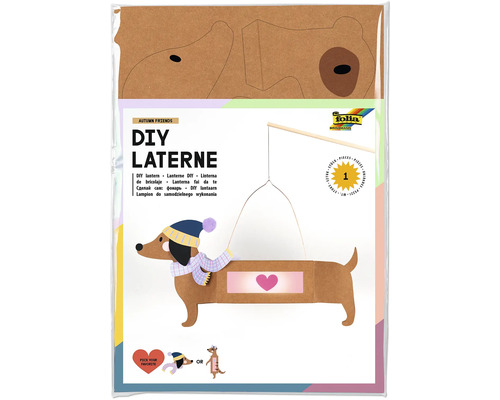 Set de bricolage lanternes Autumn Friends teckel