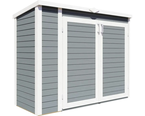 Gartenschrank aus Holz mit Doppeltür