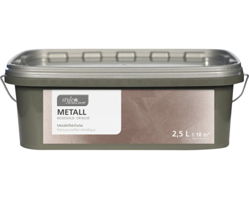 StyleColor METALL Metalleffektfarbe roségold 2,5 l