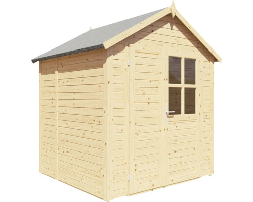 Gartenhaus aus Holz mit Fenster und Doppeltür