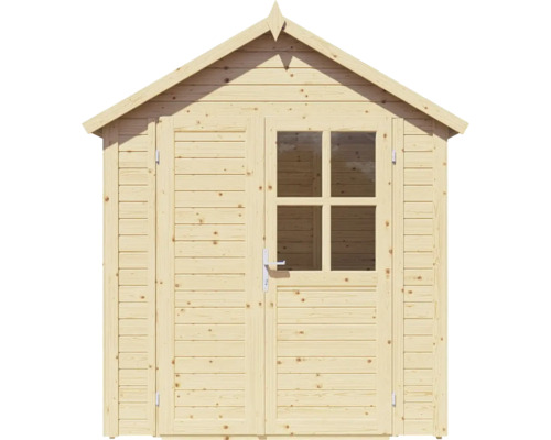 Gartenhaus aus Holz mit Tür und Fenster