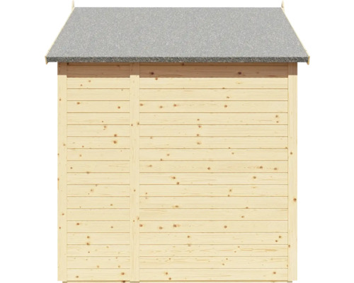 Gartenhaus aus Holz mit Dachpappe