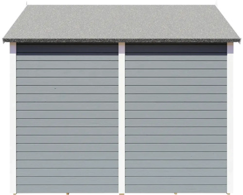 Gartengerätehaus aus Holz mit Dach