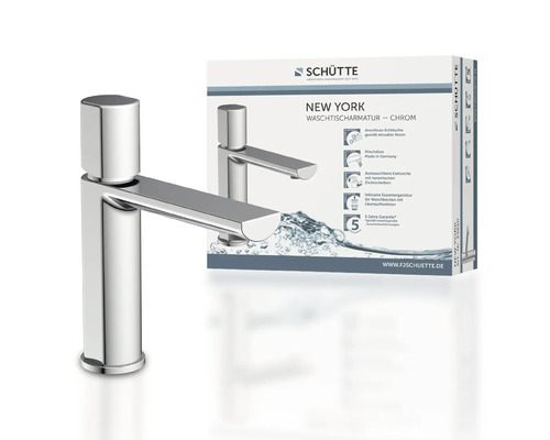 Schütte New York Robinet de lavabo Chrome avec emballage