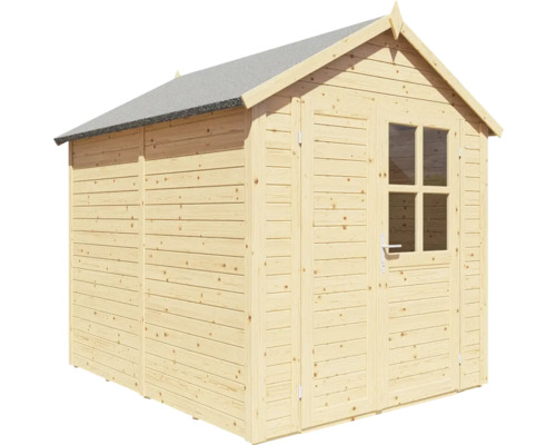 Gartenhaus aus Holz mit Doppeltür und Fenster