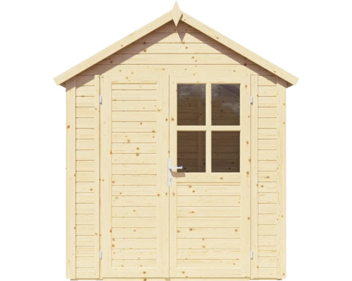 Gartenschuppen aus Holz mit Fenster und Tür