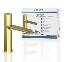 SCHÜTTE Waschtischarmatur NEW YORK gold matt 33617