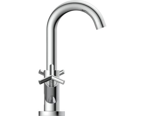 Robinet de lavabo avec poignées en croix pour salle de bain ou cuisine