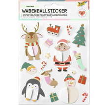 Autocollants décoratifs de Noël avec différents motifs
