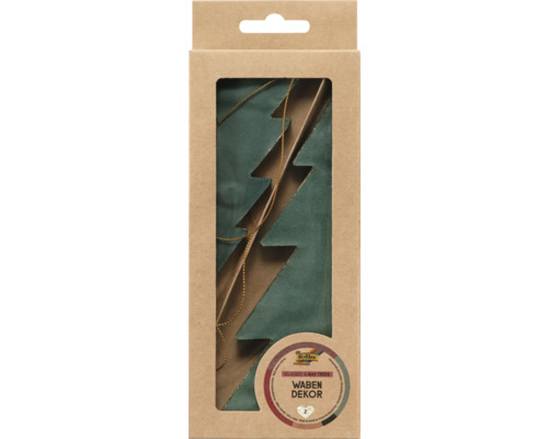 Décoration alvéolée CLASSIC XMAS TREES - lot de 2 Décoration alvéolée CLASSIC XMAS TREES - lot de 2