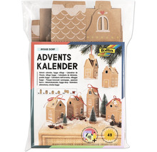 Calendrier de l''Avent pour créer un village Hygge dans un emballage transparent