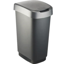 Poubelle en plastique avec couvercle