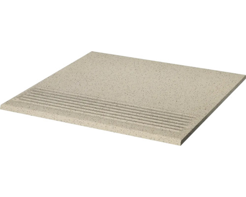 Carreau pour marches d'escalier avec rainures