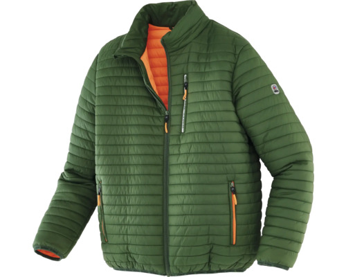 Veste matelassée Terrax vert forêt/orange Taille XL