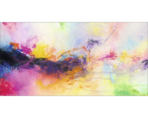 Tableau sur toile Original Color Explosion 180x90 cm