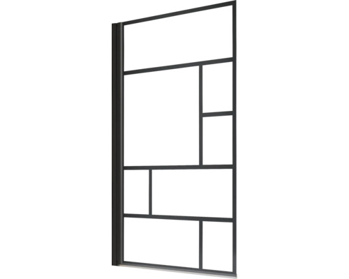 Duschwand mit Rahmen für Badezimmer