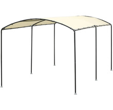Pavillon mit Stoffdach und Stahlgestell