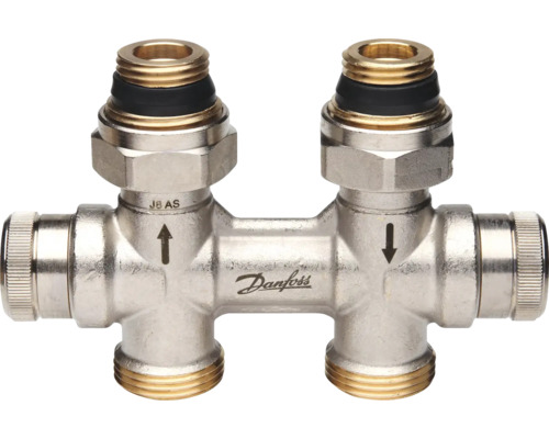 Danfoss Heizkreisverteiler mit Richtungspfeilen