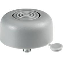 Möbelgleiter mit Innenverstellung Ø 50 x 27 mm Kunststoff grau bis 100 kg
