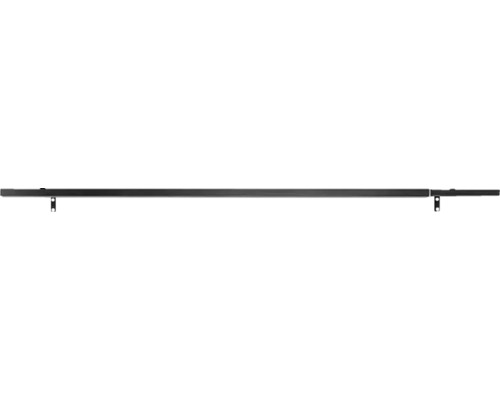 Ensemble de tringles à rideaux avec glissement intérieur télescopique All in noir 160-280 cm Ø 17/21 mm