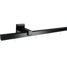 Set de tringles à rideaux avec glissement interne Square noir 200 cm 20 x 20 mm