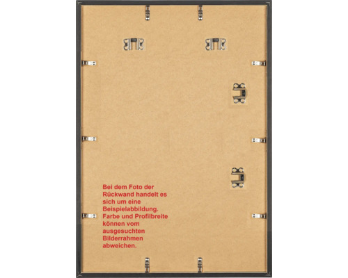 Arrière d''un cadre photo avec suspension