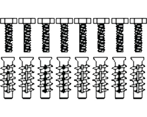 Befestigungssatz Pressalit edelstahl V8660