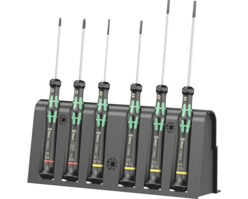 Wera Schraubendrehersatz mit Ständer, bestehend aus sechs Teilen