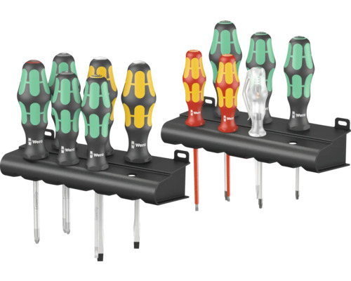 Jeu de tournevis Wera avec support pour outils