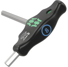 Wera Innensechskantschlüssel mit T Griff, Größe 8