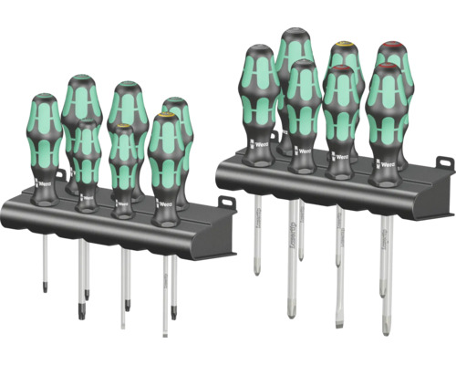 Jeu de tournevis Wera avec support