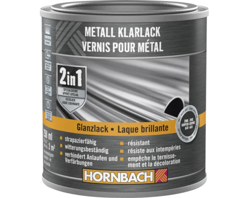 Vernis métallique HORNBACH brillant 250 ml