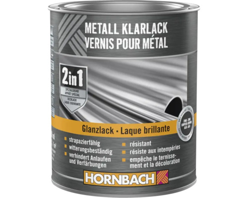 Vernis métallique HORNBACH brillant 750 ml-0