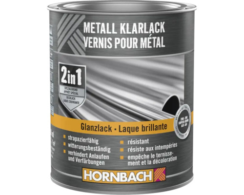 HORNBACH Metall Klarlack glänzend 750 ml Metall Klarlack Dose von Hornbach