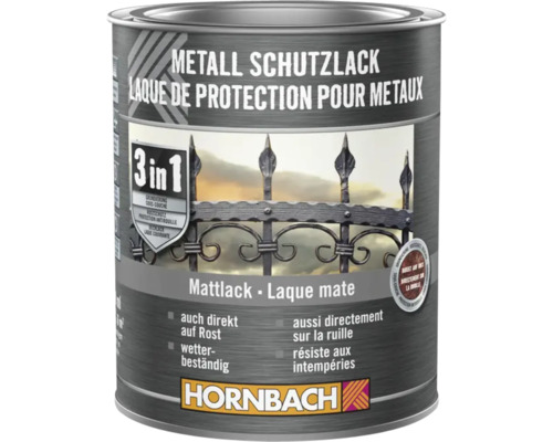 Dose Metallschutzlack für den Aussenbereich