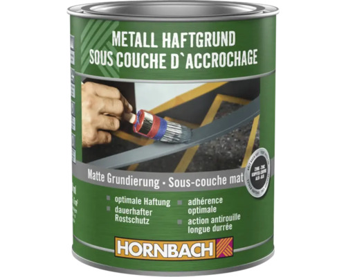 Primaire d'accrochage pour métal HORNBACH mate 750 ml-0