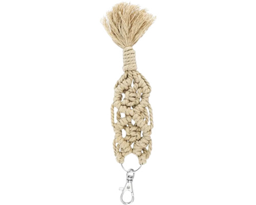 Makramee Rope taupe gedreht 3 mm 250g