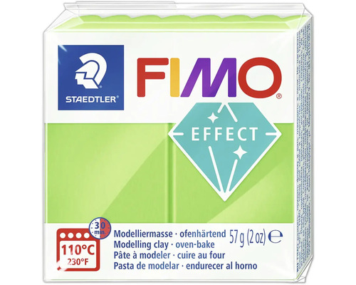 FIMO soft effect vert néon 57 g