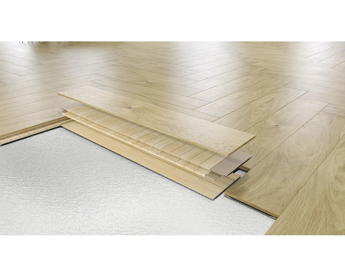 Verlegung von Laminat auf Dämmunterlage