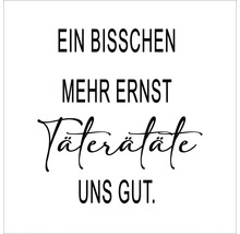 Glasbild Täterätäte 50x50 cm