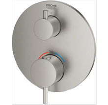 Robinet de douche avec thermostat GROHE Atrio supersteel mat 24138DC3-thumb-1