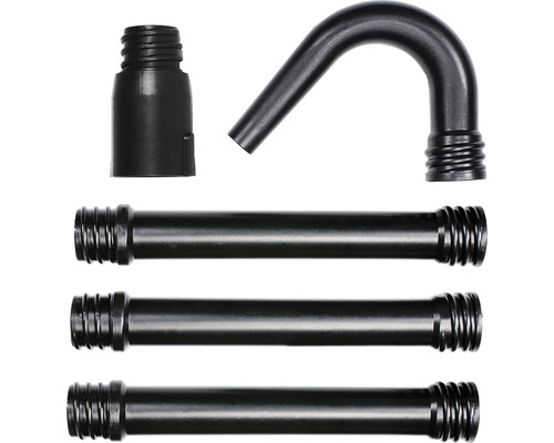 Set gouttières Einhell pour souffleur de feuilles sans fil GP-LB 18/200 Li E Kit de fixation pour réservoir d''eau de pluie avec trois rallonges et un coude de sortie