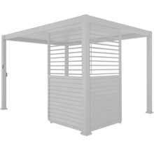 Pergola avec lamelles latérales pour le jardin