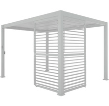 Pavillon mit Lamellenwand für den Aussenbereich